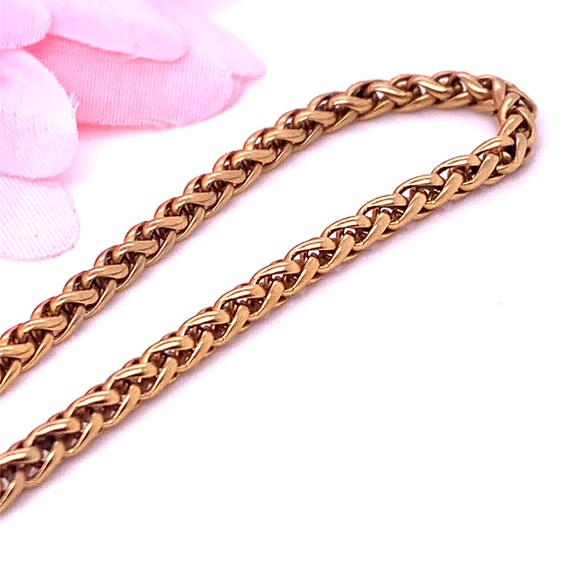 18kGP Gold Chain Necklace 22” - Picture 4 of 6